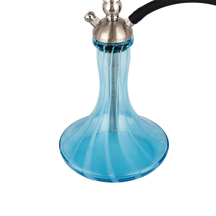 Vannpipe i glass og tre